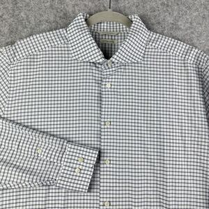 Suitsupply Shirt Mens 46 18 Slim Fit Egyptian Cotton Tessitura Monti Cutaway*